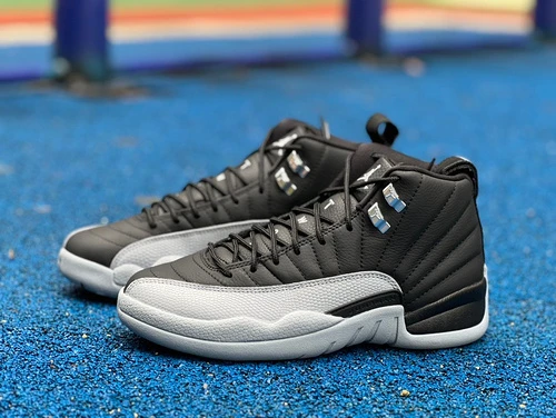 Air Jordan 12 Wolf Grey Black Grey Sneakers CT8013-010