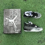 Air Jordan 4 Retro Fear Black Gray FQ8138-002