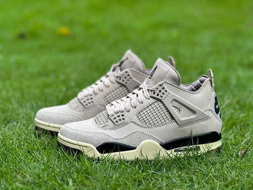 A Ma Maniere x Air Jordan 4 Grey Pink AJ4 T1 Version FZ4810-200