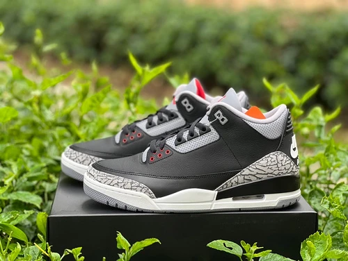 Air Jordan 3 Black Cement Reimagined DG 2.0 Version DN3707-010