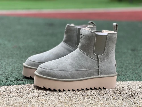 UGG Grey Platform High-Top