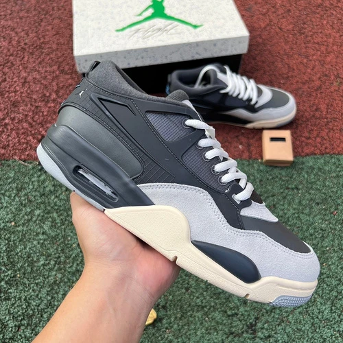 Air Jordan 4 RM Black Grey AJ4 Low Top FQ7938-002