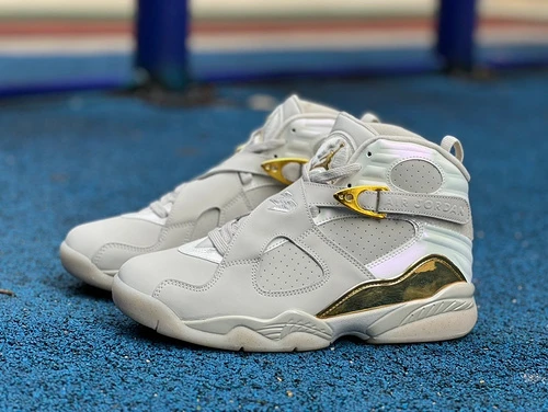 Air Jordan 8 Champagne White Gold High Top 832821-030