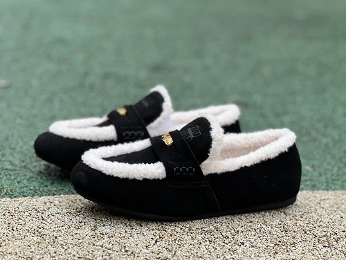 Miu Miu Slippers Black White