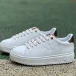 LOUIS VUITTON Time Out White Brown