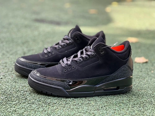 Air Jordan 3 Black Cat Cut Piece Version CT8532-001