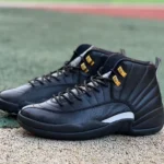 Air Jordan 12 The Master Black Gold Sneakers 130690-013