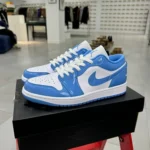 AJ1 Low Patent Leather Blue FZ2138-114