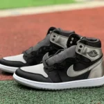 Air Jordan 1 High Black Silver Silk High-Top Retro Basketball Sneaker FD4810-010
