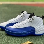 Air Jordan 12 Blueberry White Blue Sneakers CT8013-140