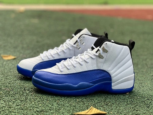 Air Jordan 12 Blueberry White Blue Sneakers CT8013-140
