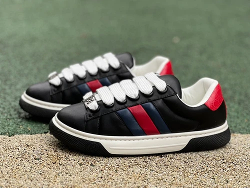 GUCCI ACE Little Fatty Black White Red