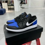 AJ1 Low Black Blue White 553558-042