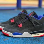 Air Jordan 4 Retro Rare Air Black Blue Red GX Edition FV5029-003