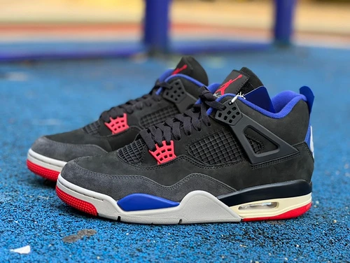Air Jordan 4 Retro Rare Air Black Blue Red GX Edition FV5029-003