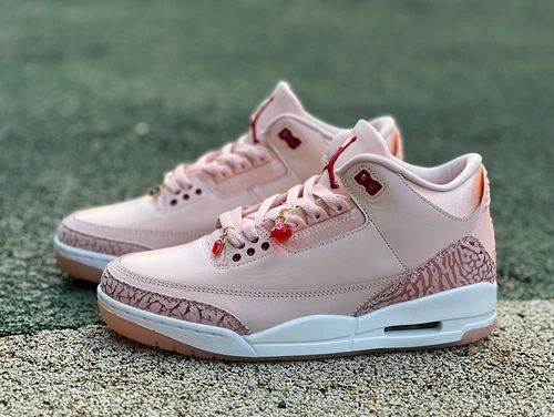 Air Jordan 3 WMNS Valentine's Day White Pink Pure Version HJ0178-600