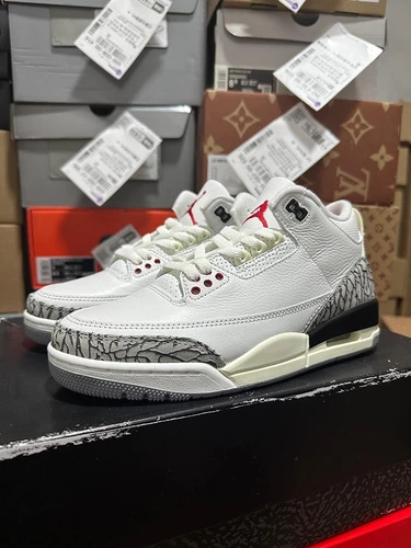 Air Jordan 3 White Cement Reimagined Distressed