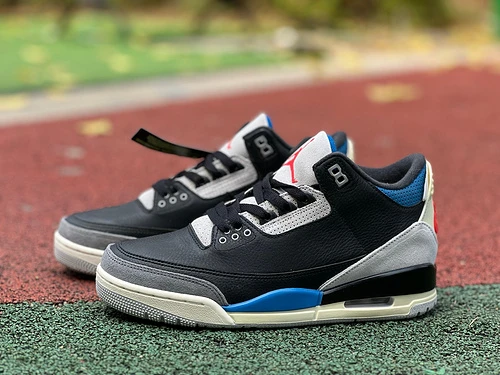 Air Jordan 3 OG Rare Air Black Blue Grey