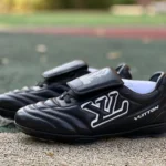 LOUIS VUITTON Footprint Soccer Black Shoes