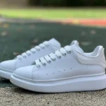 Alexander McQueen White Leather Shoes