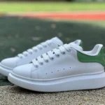 Alexander McQueen Green Leather Shoes