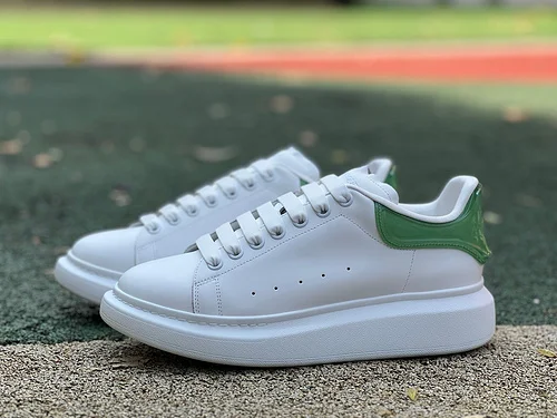 Alexander McQueen Green Leather Shoes