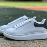 Alexander McQueen Grey Leather Shoes