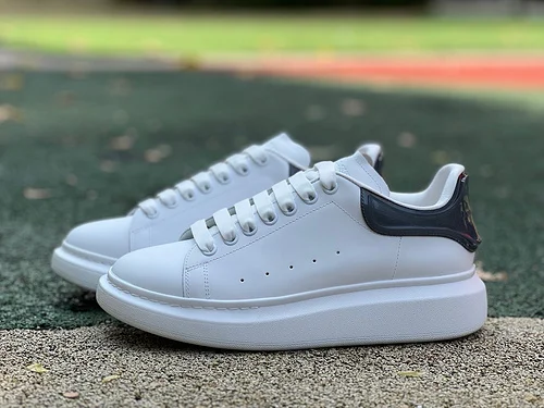 Alexander McQueen Grey Leather Shoes