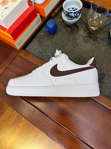 Nike Air Force 1 White Brown Shoes FJ4146-112