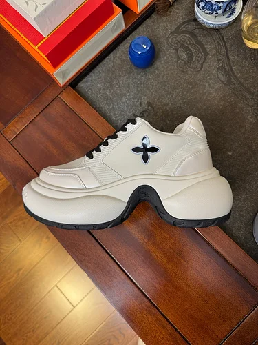 SMFK Retro Platform Shoes White