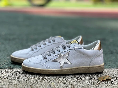 Golden Goose Super-Star GGDB White Gold Shoes