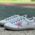 Golden Goose Super-Star GGDB White Silver Pink Shoes