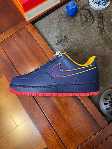 Nike Air Force 1 Blue Red Yellow Shoes HV5752-410