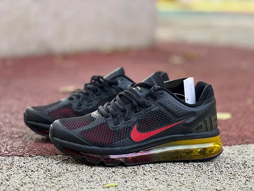 Nike Air Max 2013 Black Red Yellow Shoes HF3660-002
