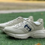 GUCCI Rhyton Beige Green Shoes