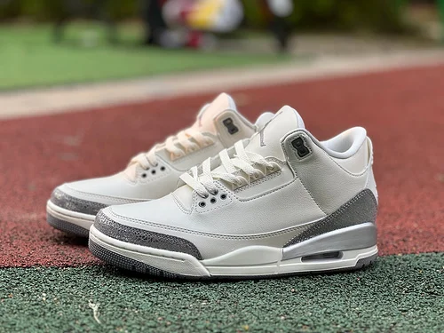 Air Jordan 3 Sail/Metallic Silver Shoes CK9246-100