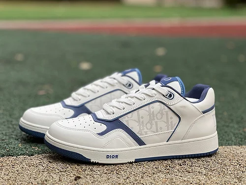 DIOR B27 Low Top White Blue Shoes