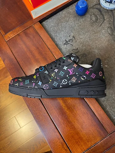LOUIS VUITTON LV Trainer Black Shoes