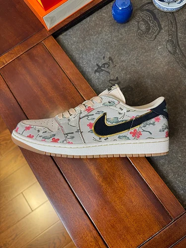 DT Air Jordan 1 Low Hachimura Moccasin Shoes HV8293-100