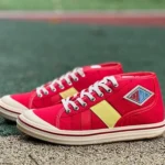 Bottega Veneta Canvas Shoes Red