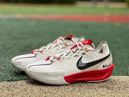 Extinction Pure Original GT Cut 3 White Red Snake Year Nike Basketball Shoes HV5977-102