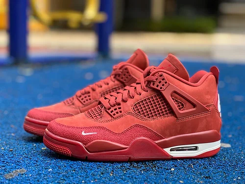 GX Pure Original AJ4 Red Brick Orange Brown Low Retro Basketball Shoes HF4340-800