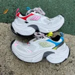 Balenciaga 6XL White Pink Blue Multi-Color Platform Sneakers s2 xa