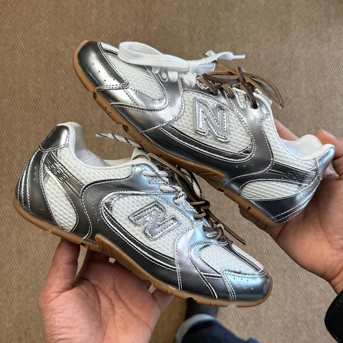 MiuMiu x New Balance NB530 Collaboration Silver Gum Sole