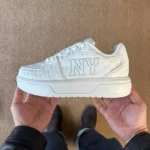 MLB Chunky Liner College Style Height Increasing Platform Sneakers White