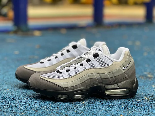GX Pure Original Air Max 95 White Grey Black Gradient Running Shoes AT28