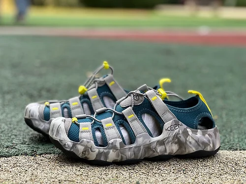 KEEN HYPERPORT H2 Grey Blue Water Shoes Sandals