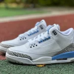 Air Jordan 3 UNC White Blue Elephant Print Basketball Shoes CT8532-104