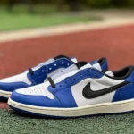 Pure Original AJ1 Low Little Lightning White Blue Black Retro Basketball Shoes CZ0790-140