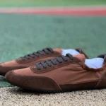 PRADA Collapse Brown Suede Sneakers